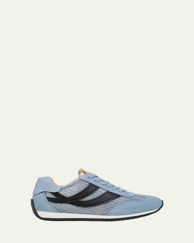 Oasis Mixed Leather Net Retro Sneakers